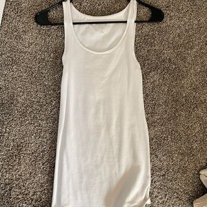 White Maternity tank top